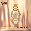 Michael Kors Pavé Gold-Tone Logo