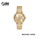 Michael Kors Pavé Gold-Tone Logo