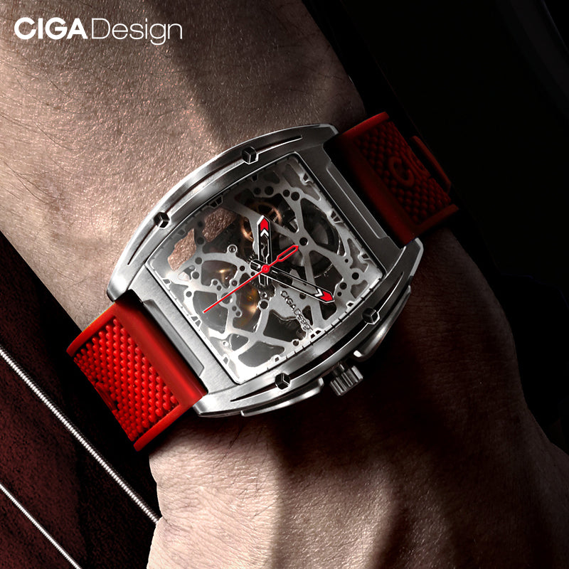 CIGA Design Mechanical Watch Series Z Edge Silver