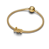 Pandora Moments Handwritten Love Charm  | 14k Gold plated