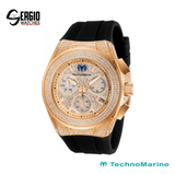 TechnoMarine Cruise Diva Pave Gold Rose