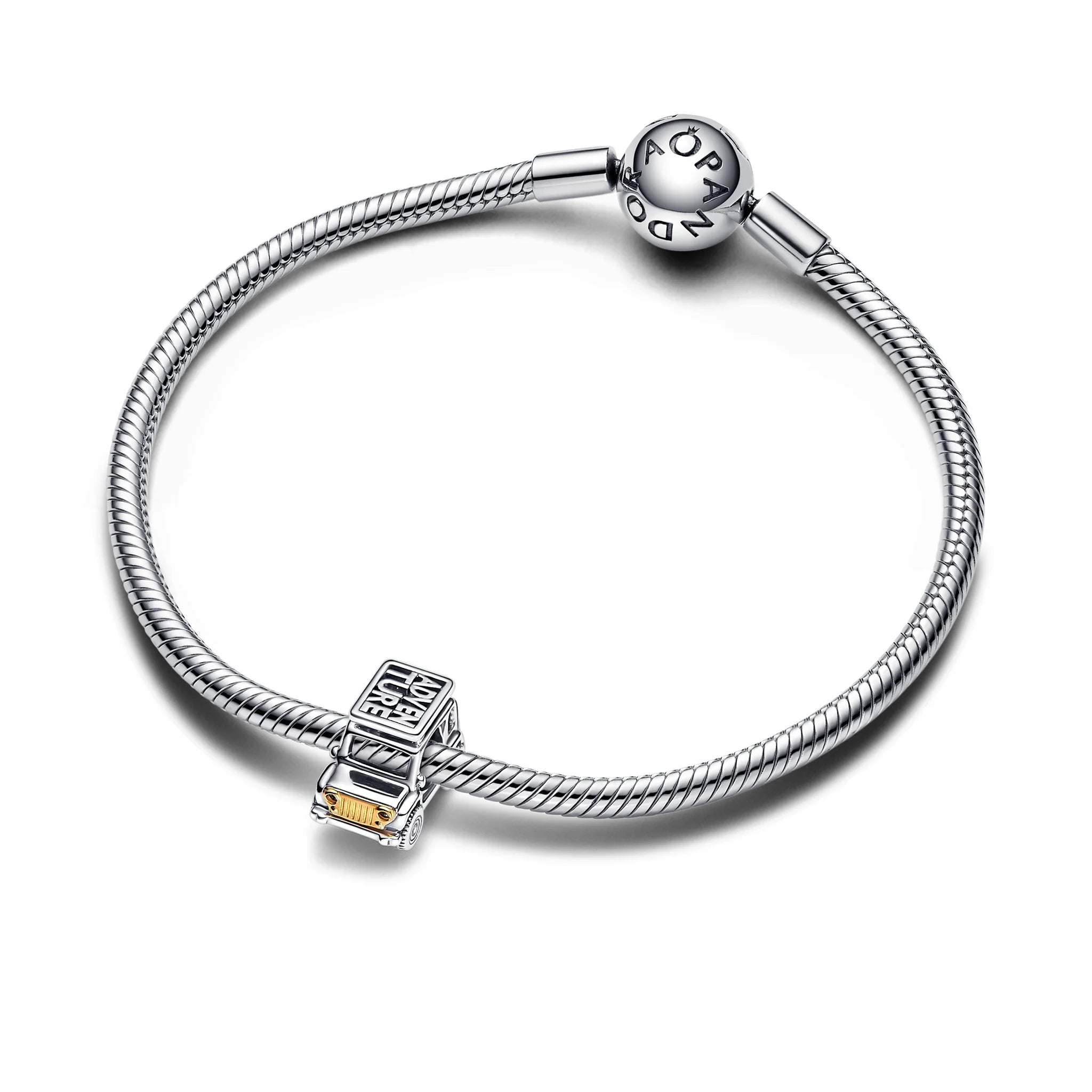 Pandora Two-tone Adventure Car Charm | 14k Gold plated