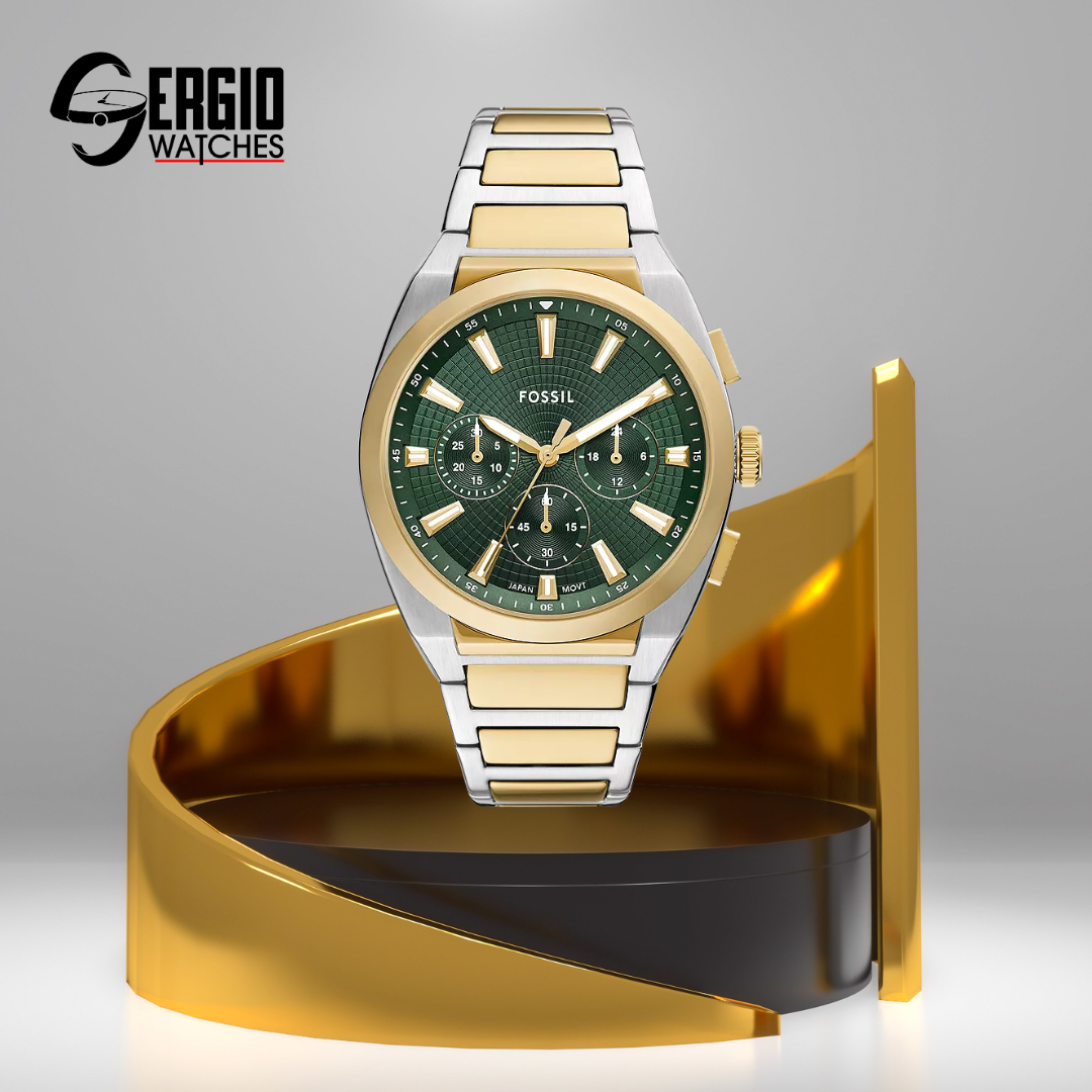 Fossil Everett Chronograph Two-Tone Stainless Steel