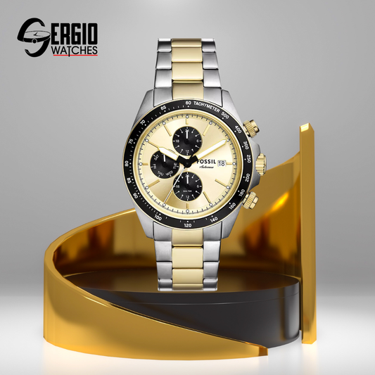 Fossil Autocross Multifunction Two-Tone Stainless Steel