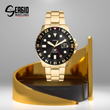 Fossil Blue GMT Gold-Tone Stainless Steel