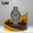 Fossil Machine Chronograph Smoke Stainless Steel