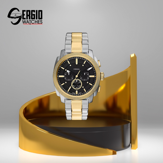 Fossil Machine Chronograph Two-Tone Stainless Steel