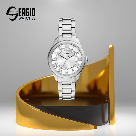 Fossil Gilmore Stainless Steel