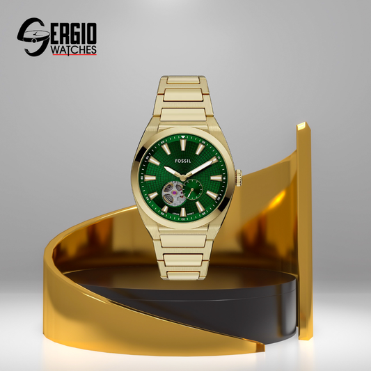 Fossil Everett Automatic Gold-Tone Stainless Steel
