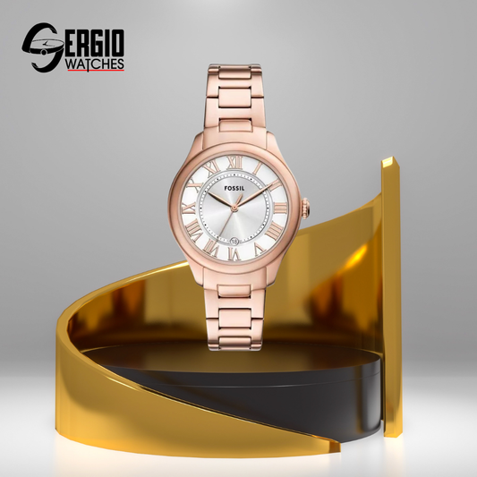 Fossil Gilmore Gold Rose