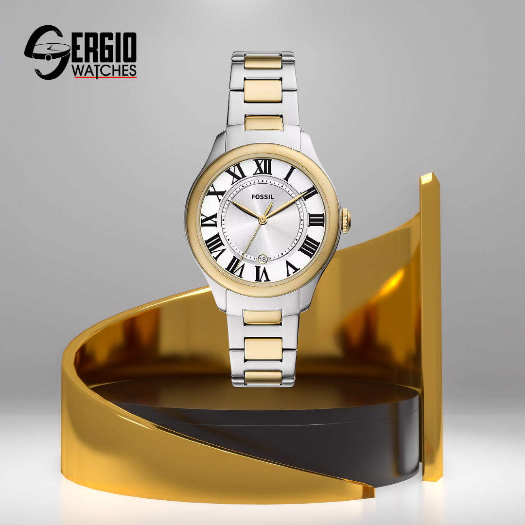 Fossil Gilmore dual tone