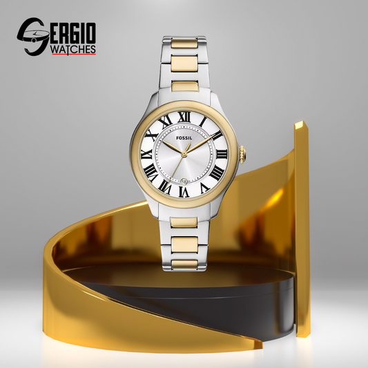 Fossil Gilmore dual tone