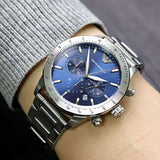 Emporio Armani Mario Chronograph Blue