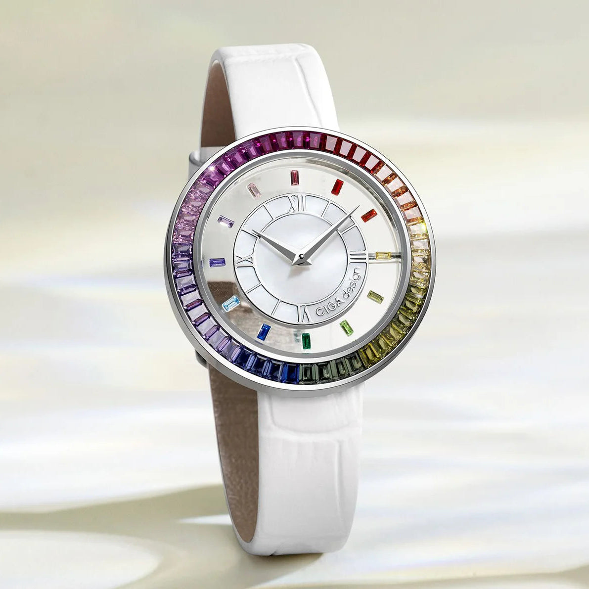 CIGA Design D-Series Sparkle Rainbow Leather