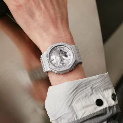 CASIO G-Shock Forgotten Future Metallic Silver Carbon Core