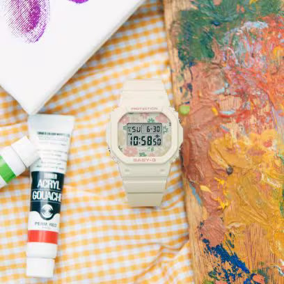 Casio Baby-G White Retro