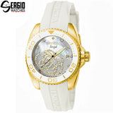 Invicta Angel Aureborne Swiss Ronda 515 Caliber Women’s Watch, 40mm, Steel, Gold