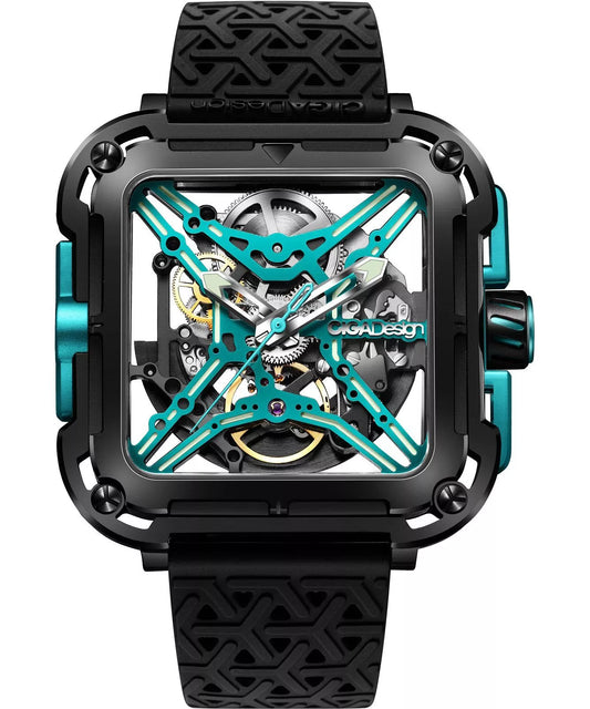Ciga Design X Series Gorilla Black and Blue Skeleton