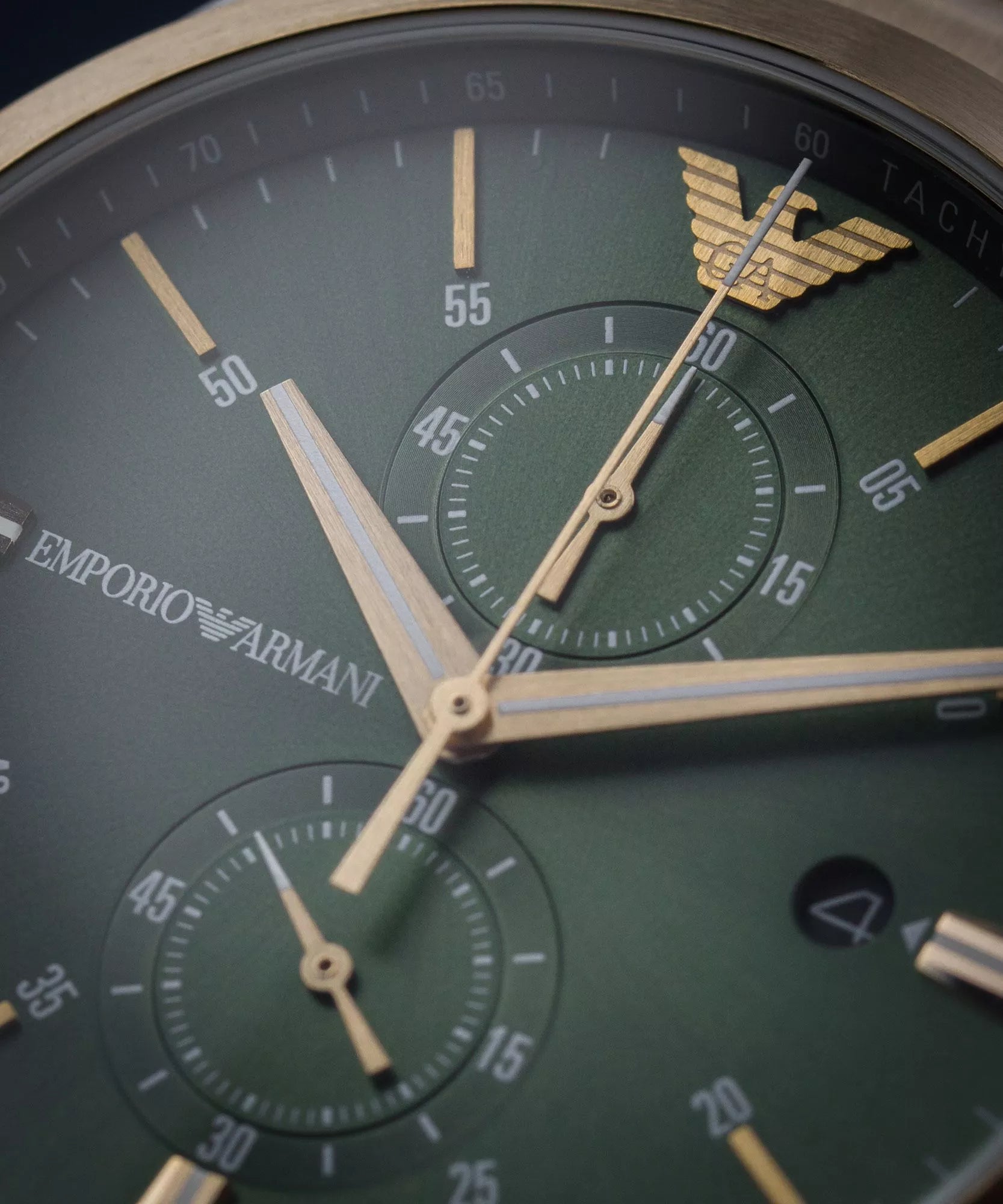 Emporio Armani Claudio dual tone Chronograph