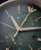 Emporio Armani Claudio dual tone Chronograph